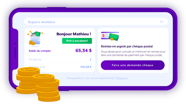 Remise espace membre