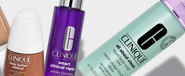 Bannière de produit pour Clinique Canada